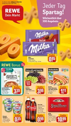Vorschau von dem Prospekt des Geschäftes Rewe, gültig ab dem 17.08.2026