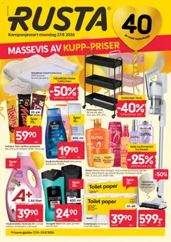 Forhåndsvis Rusta kundeavis fra butikk Rusta gyldig fra 17/08/2026