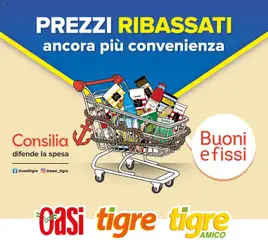 Anteprima dell'opuscolo Tigre volantino Prezzi Ribassati dal negozio Tigre valido da 21/08/2026