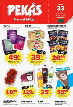 Förhandsgranska reklamblad Pekås erbjudanden från butik Pekås gäller från 10/08/2026