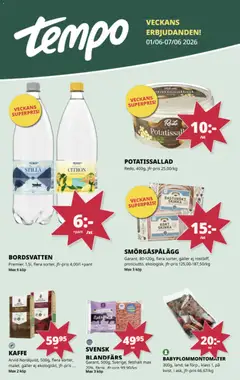 Förhandsgranska reklamblad Tempo erbjudanden från butik Tempo gäller från 01/06/2026