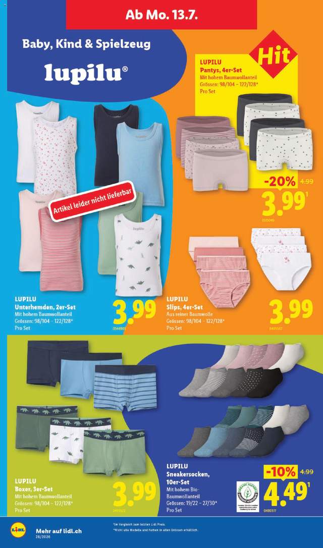 Neue Lidl Aktionen ab 09.07.