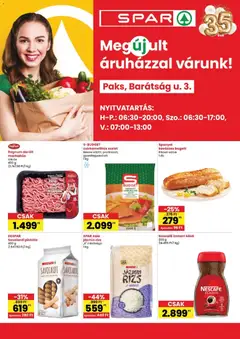 Spar - SPAR Paks üzlet megújulás megtekintése, amely érvényes 2026.09.10.-től