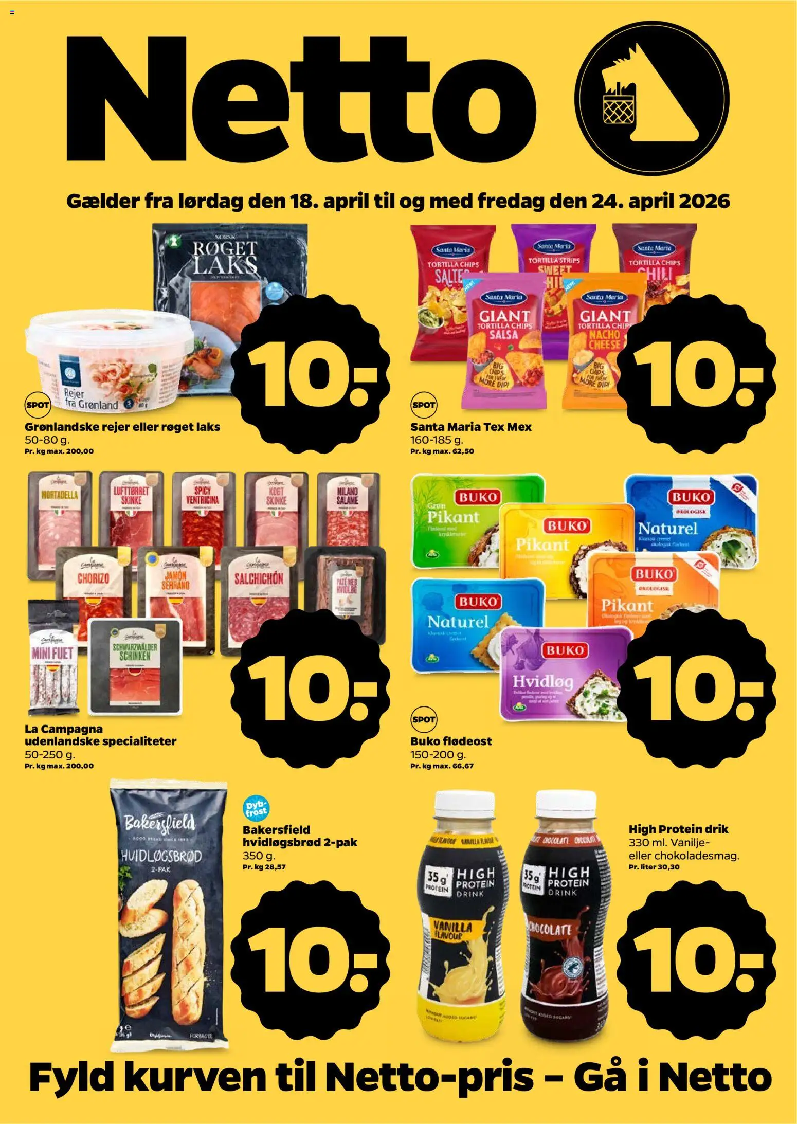 Eksempel på tilbudsavis Netto - Tilbudsavis uge 17 fra butik Netto gyldig fra 18/04/2026