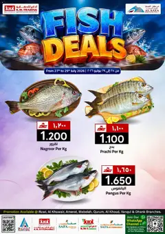 Preview of the catalogue KM Trading catalogue Fish Deals of store KM Trading valid from 27 Jul, 2026