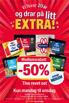 Forhåndsvis Coop Obs kundeavis extra fra butikk Coop Obs gyldig fra 21/09/2026