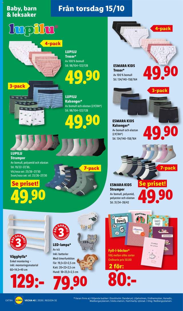 Nytt Lidl reklamblad från 12/10