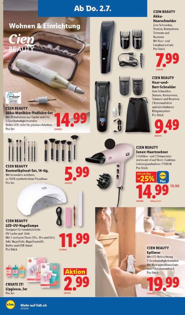 Neue Lidl Aktionen ab 02.07.