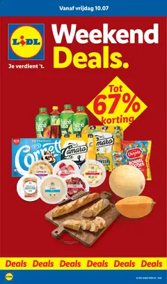 Voorbeeld van Lidl folder - Weekenddeals van winkel Lidl geldig vanaf 10-07-2026