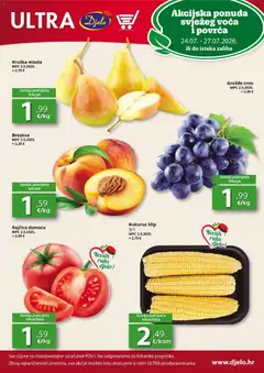 Pregled letka Djelo Katalog trgovine Djelo vrijedi od 24.07.2026