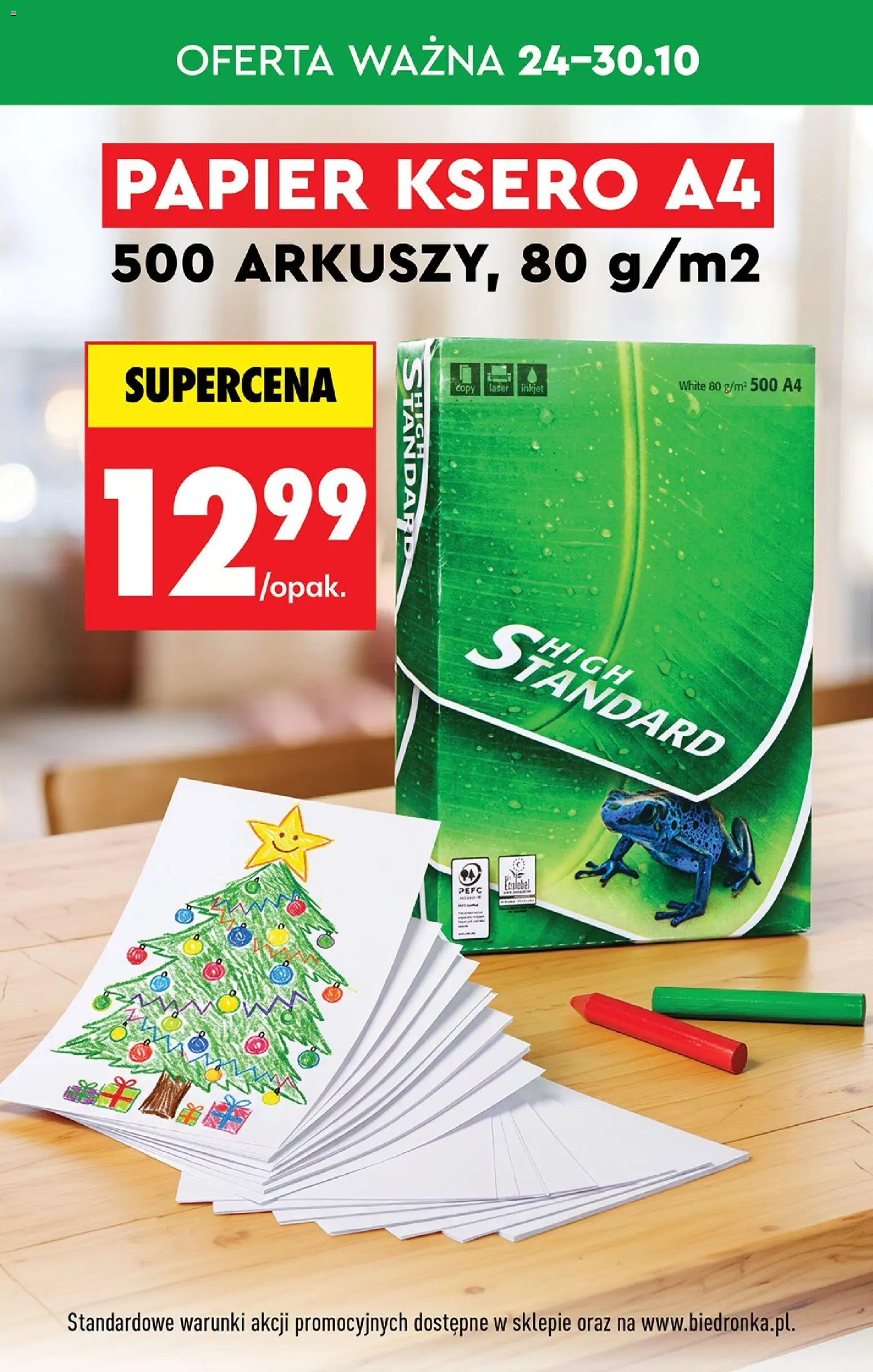 Pogląd gazetki "Biedronka gazetka - Hity i inspiracje" ze sklepu Biedronka ważnej od 24.10.2026 - Papier ksero