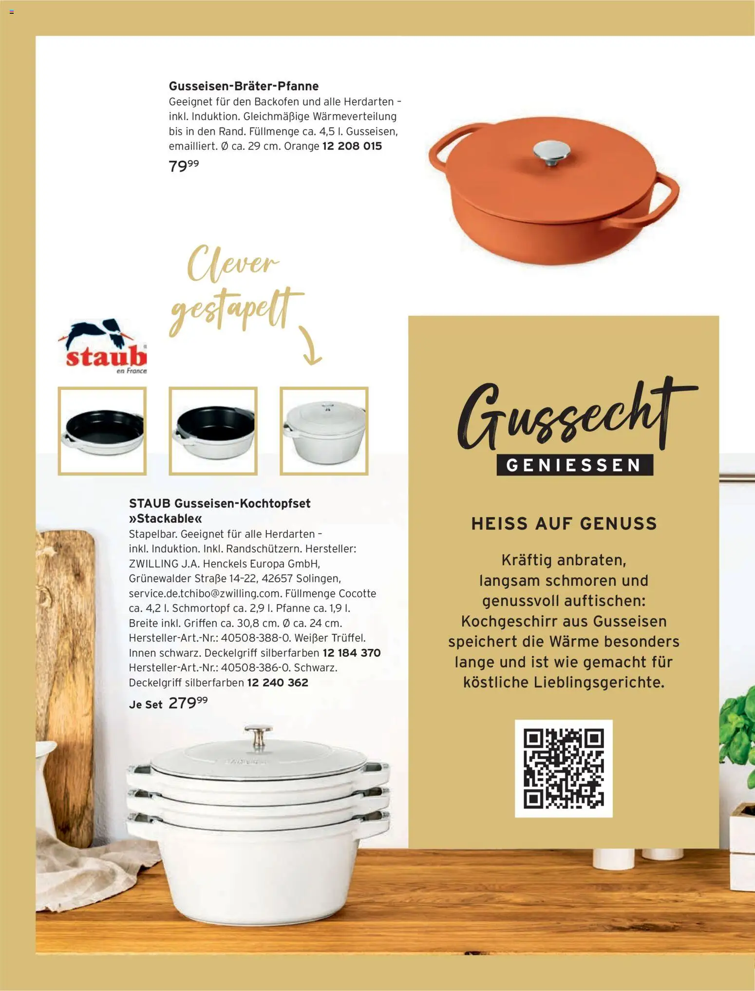 Vorschau von dem Prospekt des Geschäftes Tchibo, gültig ab dem 01.11.2026 - Backofen