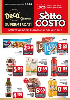 Anteprima dell'opuscolo Decò volantino Gourmet dal negozio Decò valido da 29/05/2026