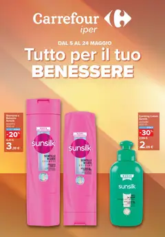 Anteprima dell'opuscolo Carrefour volantino Iper Bellezza - Torino dal negozio Carrefour valido da 05/05/2026