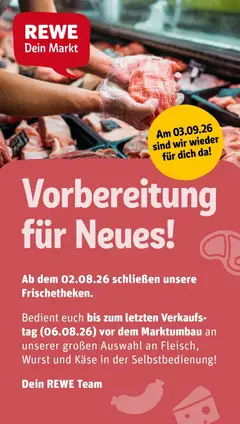 Vorschau von dem Prospekt des Geschäftes Rewe, gültig ab dem 27.07.2026