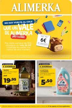 Vista previa del folleto de la tienda Alimerka válido desde el 27/08/2026 