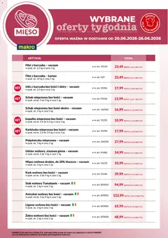 Pogląd gazetki "Makro gazetka - Wybrane oferty tygodnia w dostawie" ze sklepu Makro ważnej od 20.06.2026