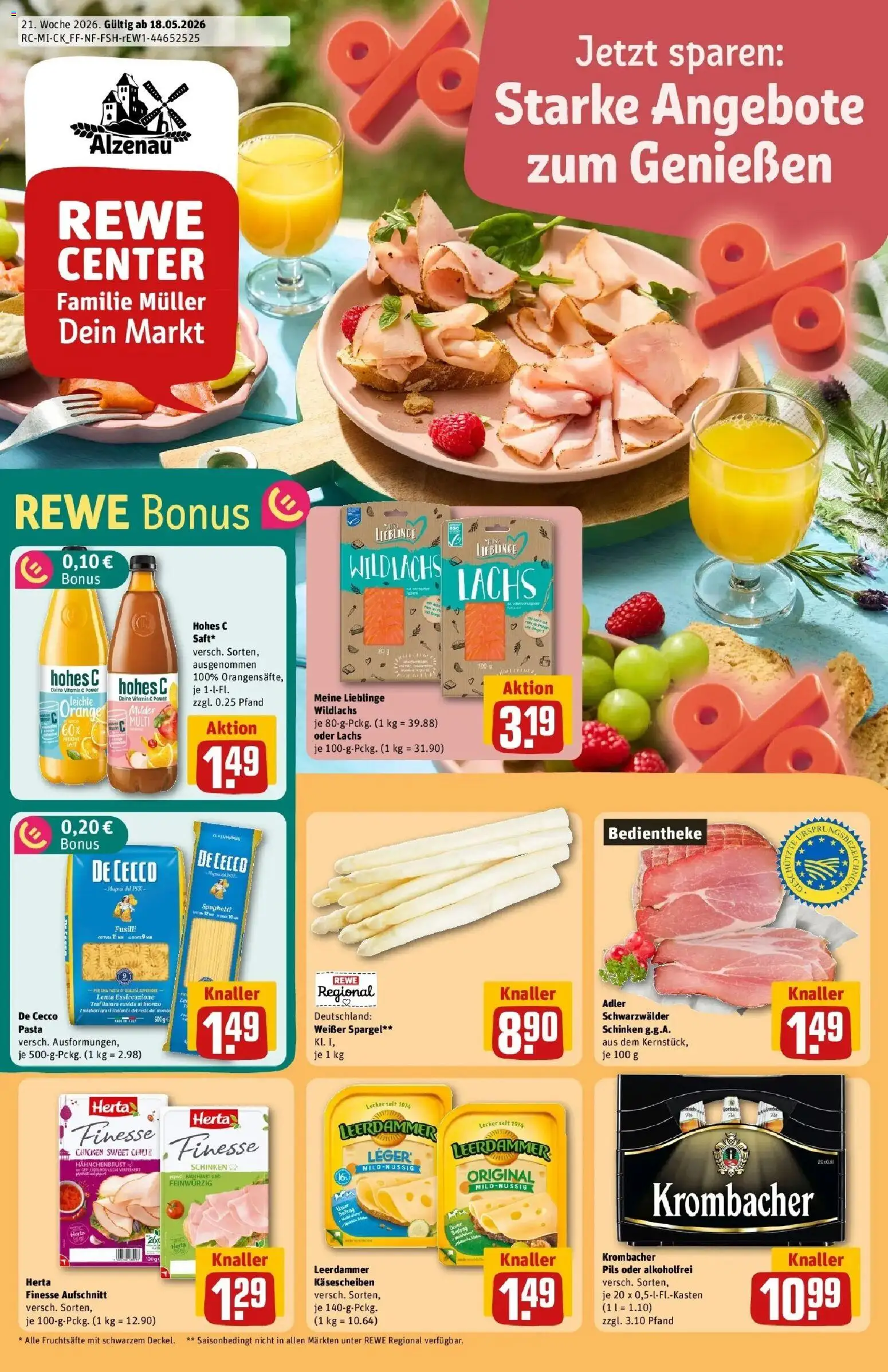 Vorschau von dem Prospekt des Geschäftes Rewe, gültig ab dem 17.05.2026