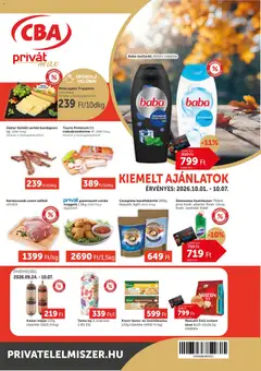 PRIVÁT - PRIVÁT Aktuális szórólap MAX megtekintése, amely érvényes 2026.10.01.-től