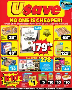Preview of Usave flyer valid from 13/07/2026