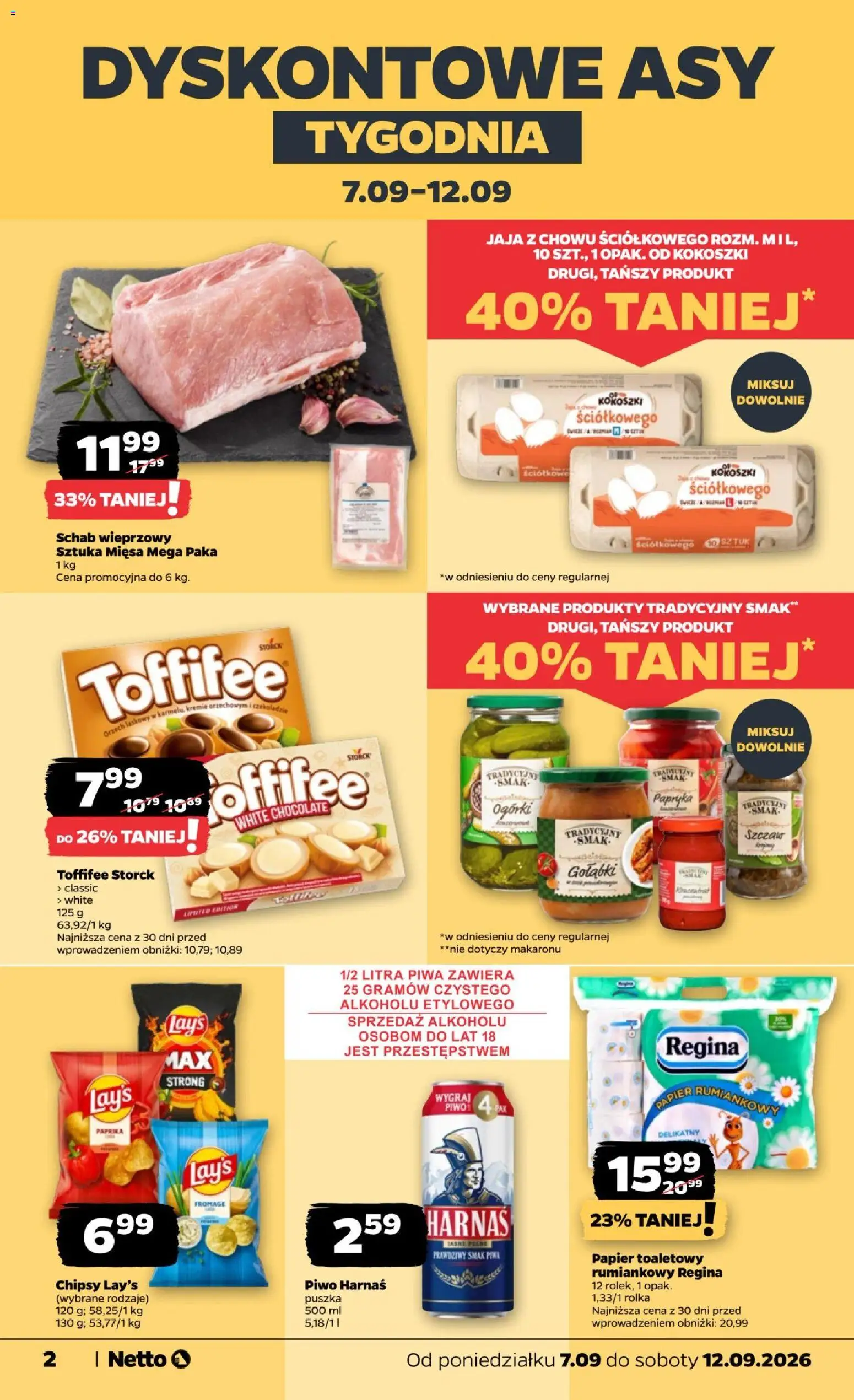 Pogląd gazetki "Netto gazetka od poniedziałku" ze sklepu Netto ważnej od 07.09.2026
