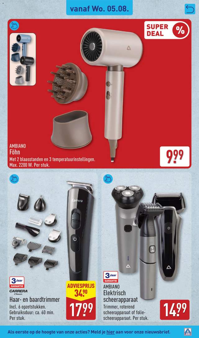 Nieuwe Aldi folder vanaf 03-08