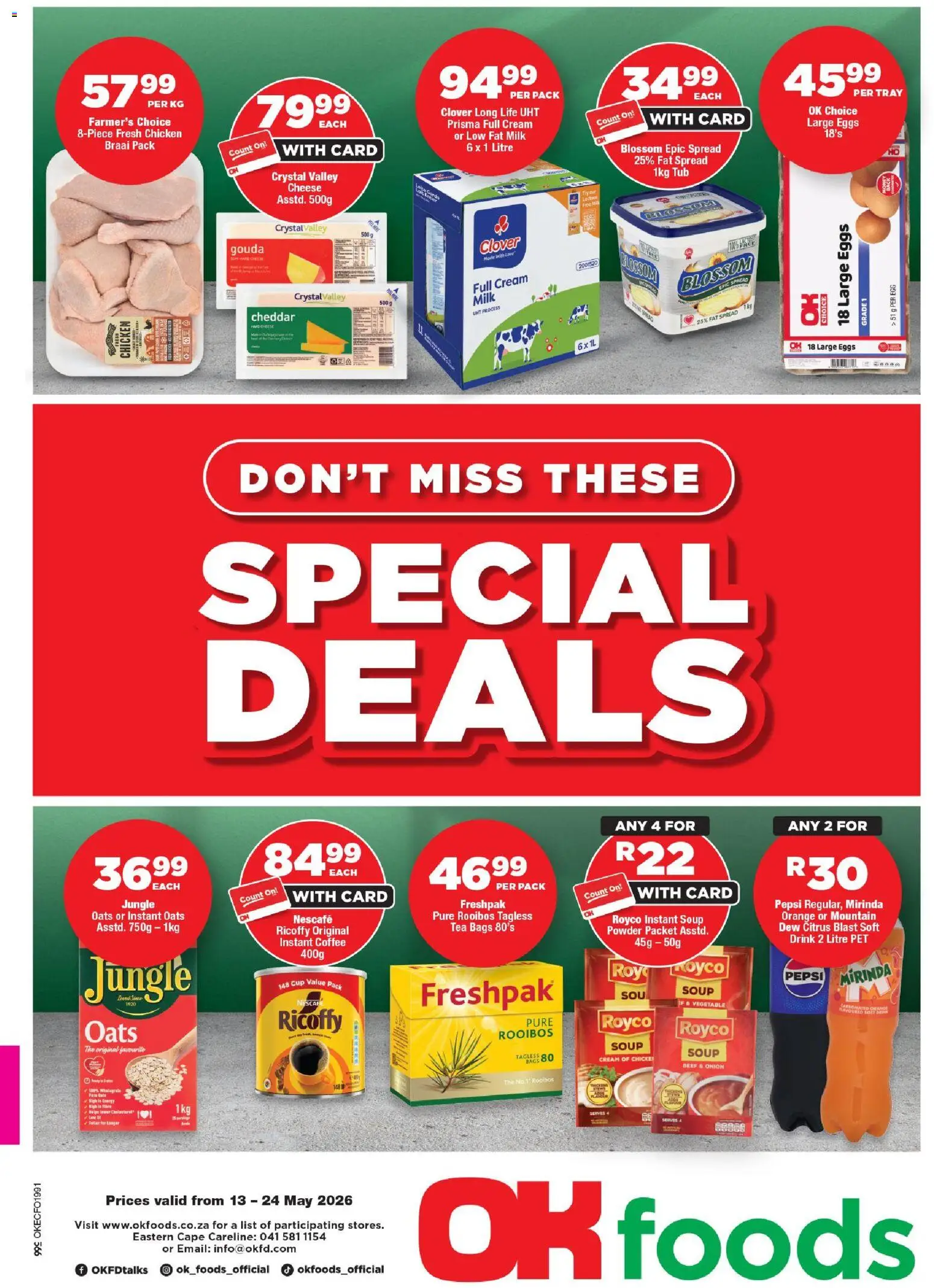 Preview of OK Foods flyer valid from 13/05/2026