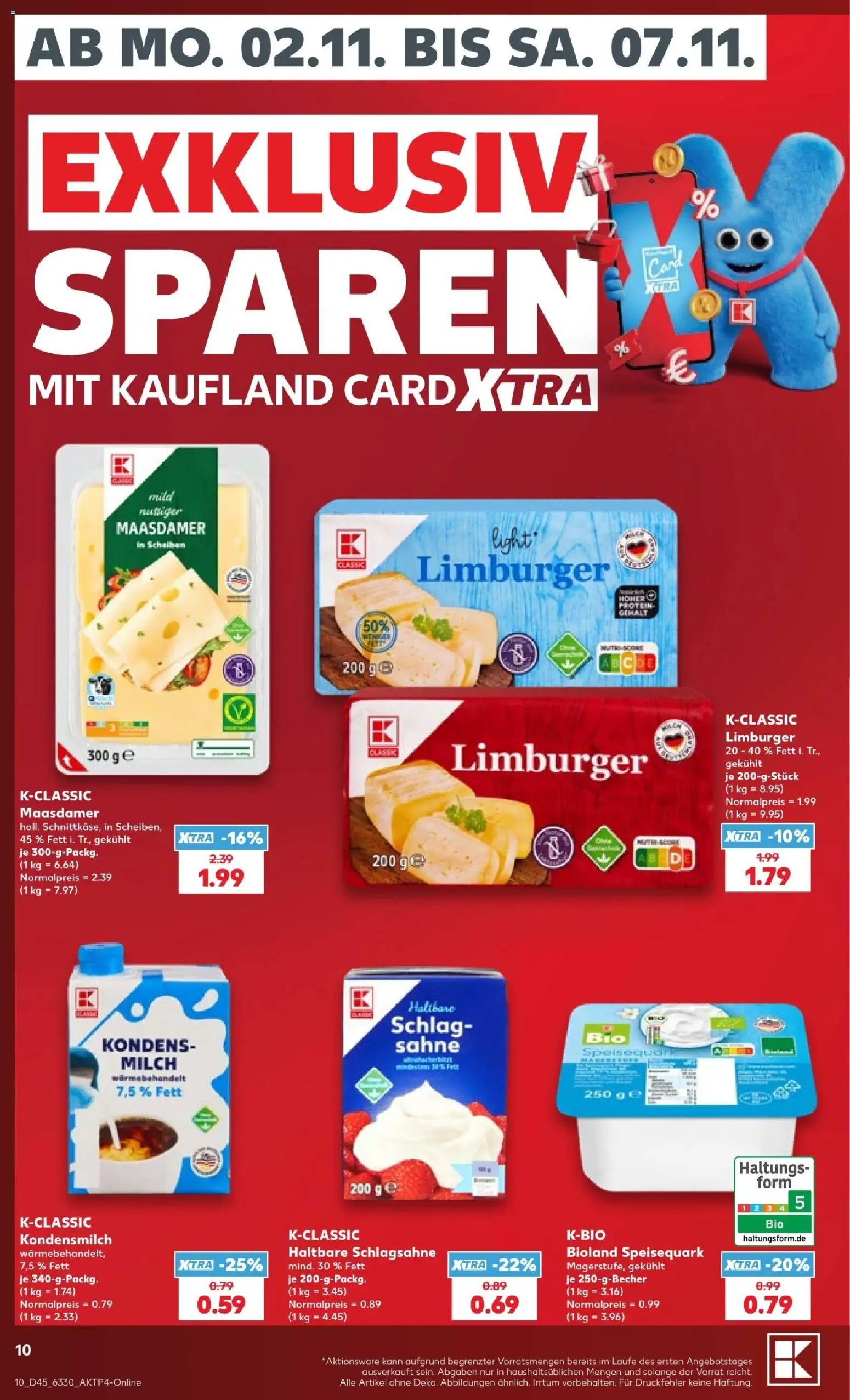 Vorschau von dem Prospekt des Geschäftes Kaufland, gültig ab dem 31.10.2026 - Milch, Schlagsahne, Kondensmilch, Sahne, Speisequark