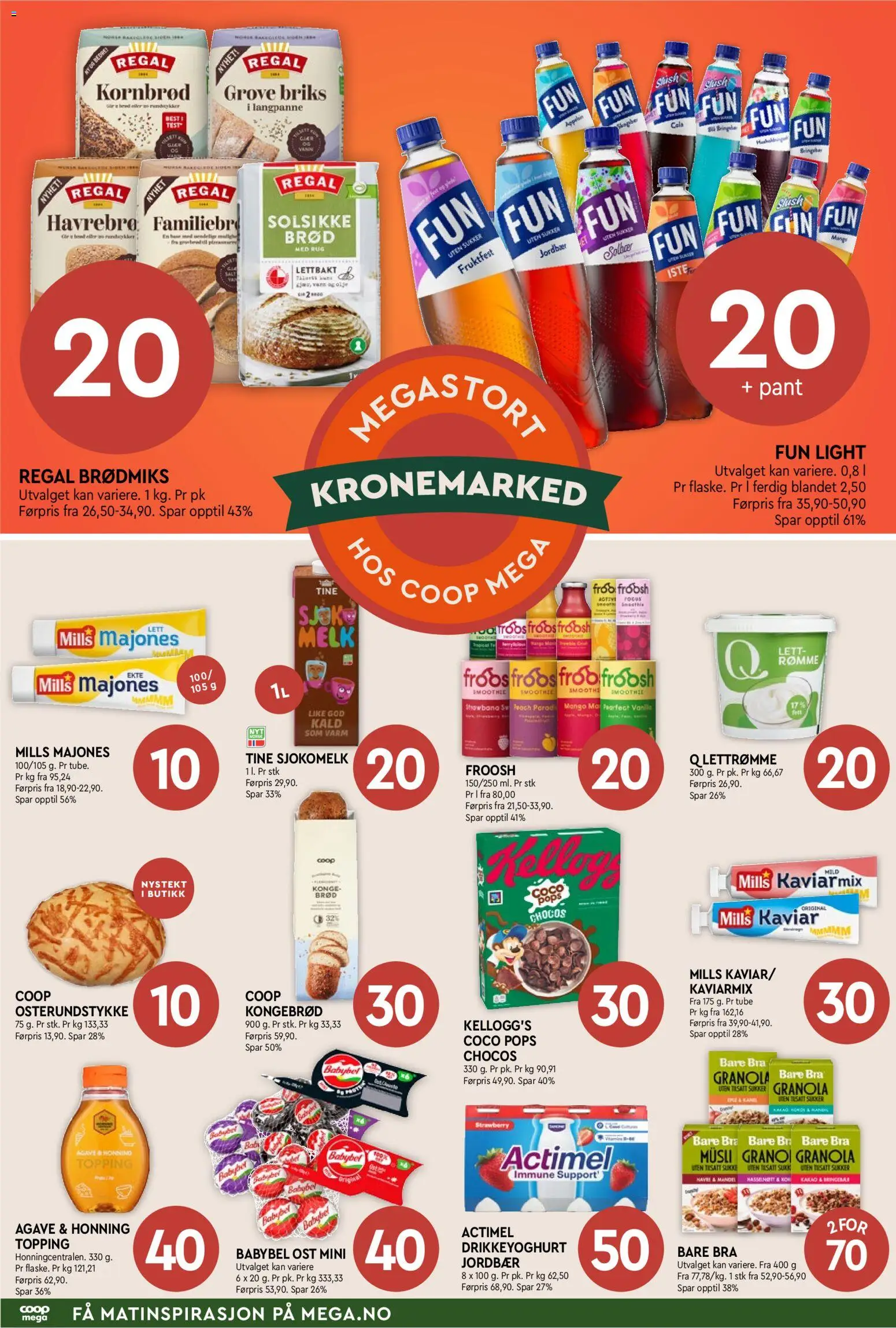 Forhåndsvis Coop Mega Mega Helg fra butikk Coop Mega gyldig fra 13/08/2026