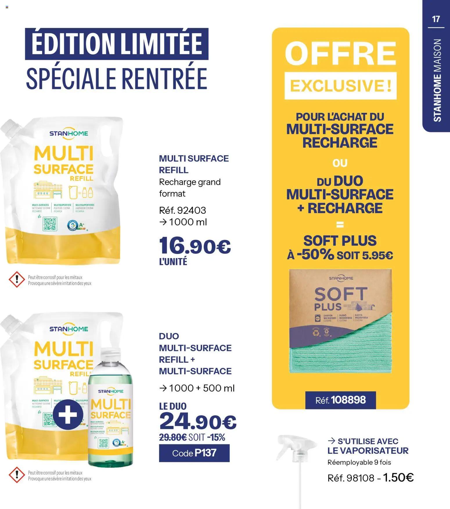 Prévisualisation de Stanhome catalogue du magasin Stanhome formulaire valide 31/08/2026 - Vaporisateur