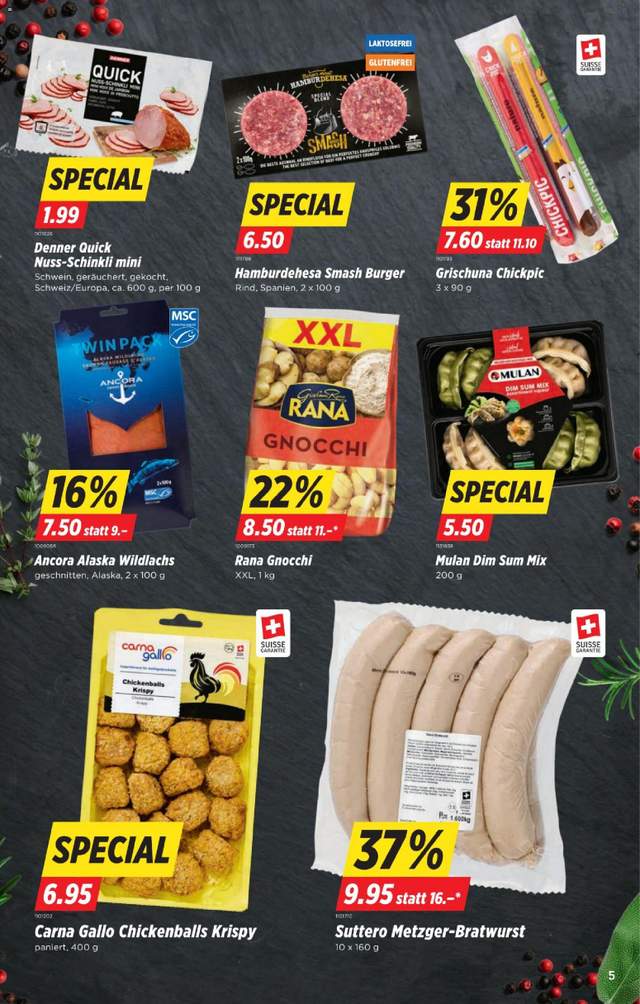 Neue Denner Aktionen ab 03.09.
