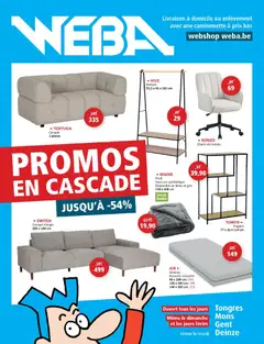 Voorbeeld van Weba Publicité van winkel Weba geldig vanaf 10/09/2026