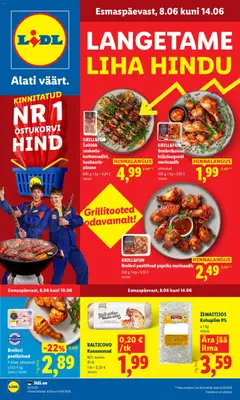 Lidl kliendilehe eelvaade alates 08.06.2026