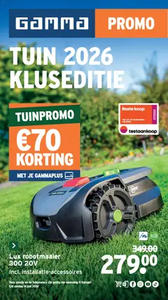 Voorbeeld van Tuinspecial kluseditie van winkel GAMMA geldig vanaf 11/02/2026