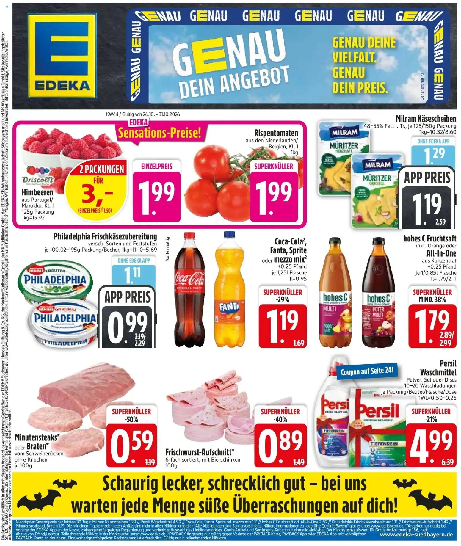 Vorschau von dem Prospekt des Geschäftes Edeka, gültig ab dem 26.10.2026