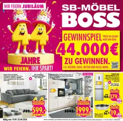 Vorschau von dem Prospekt des Geschäftes SB Möbel Boss, gültig ab dem 19.09.2026