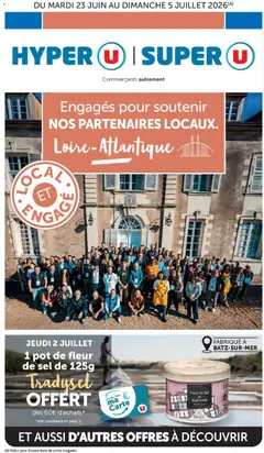 Prévisualisation de Super U - Engagés pour soutenir nos partenaires locaux Loire Atlantique du magasin Super U formulaire valide 23/06/2026