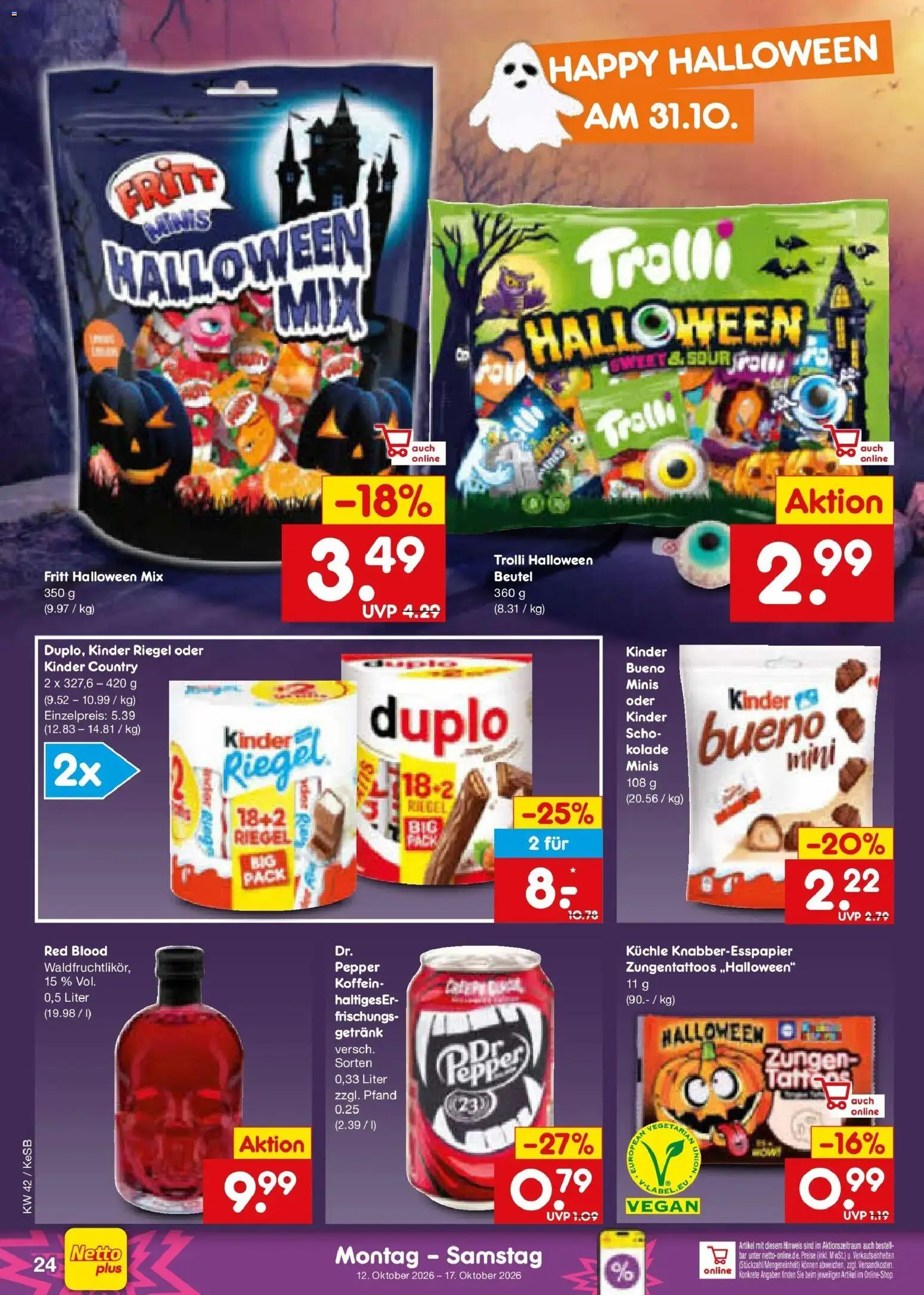 Vorschau von dem Prospekt des Geschäftes Netto Marken-Discount, gültig ab dem 12.10.2026 - Kinder riegel, Kinder country