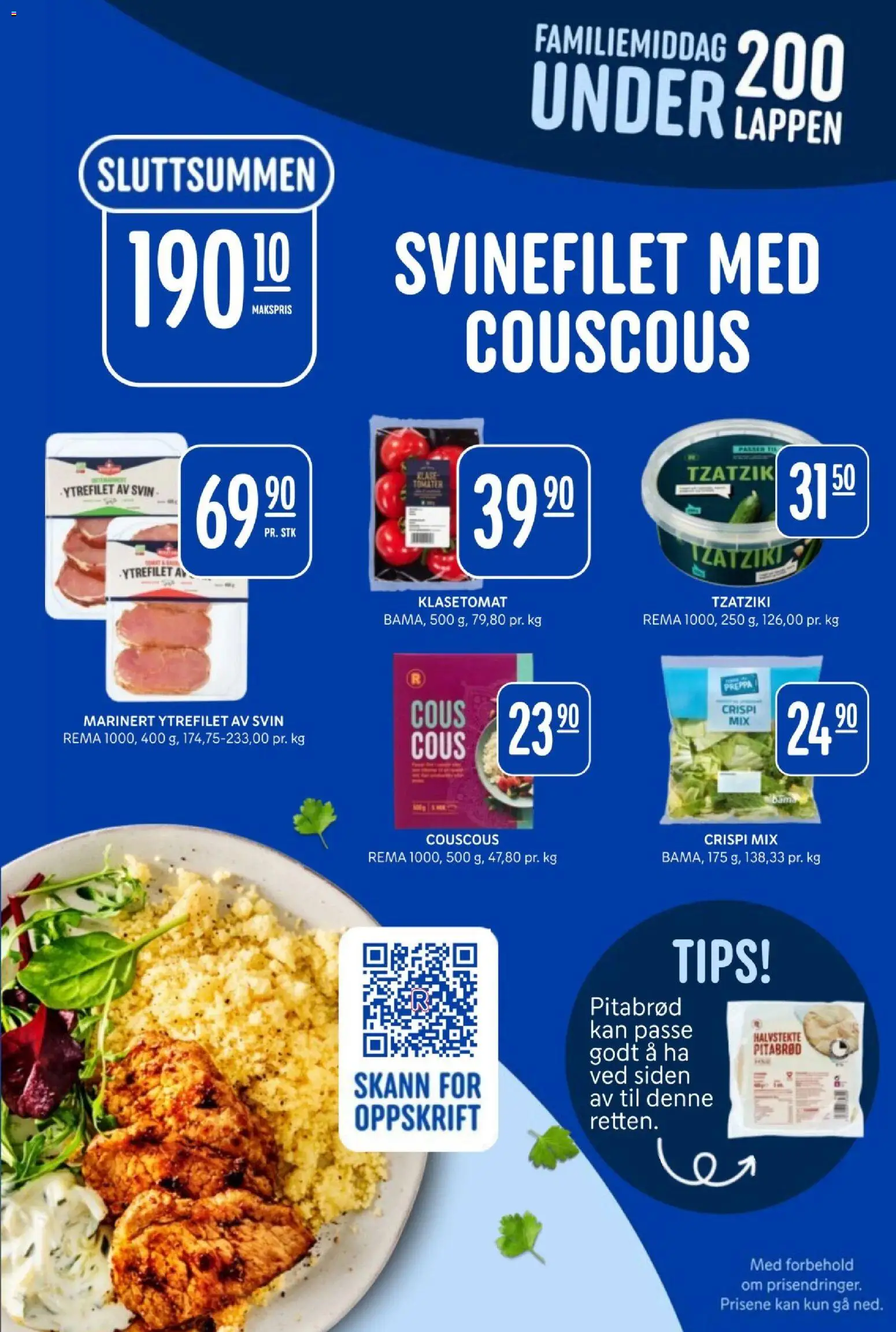 Forhåndsvis Rema 1000 kundeavis fra butikk Rema 1000 gyldig fra 28/09/2026