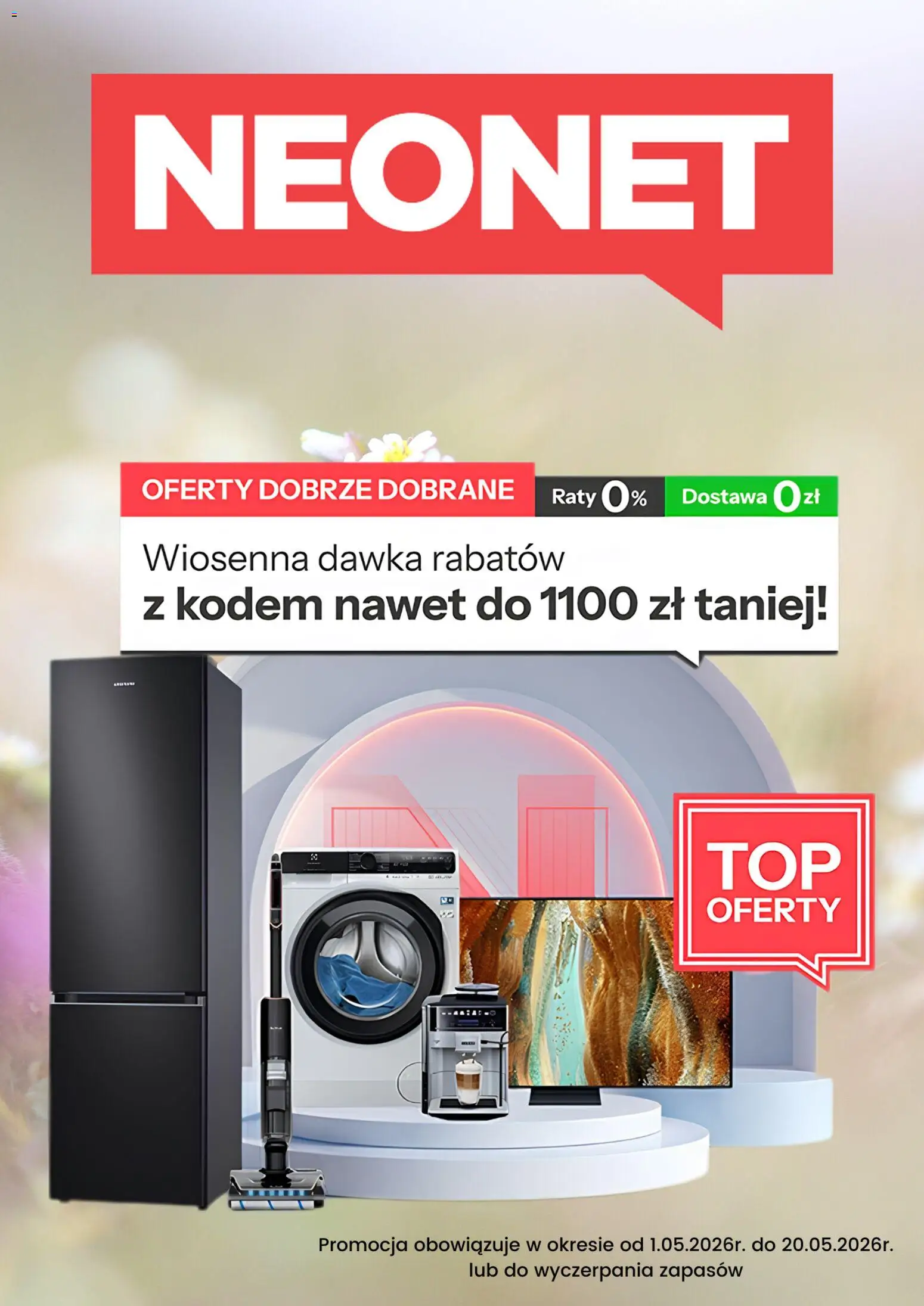 Pogląd gazetki " Neonet promocje" ze sklepu Neonet ważnej od 01.05.2026