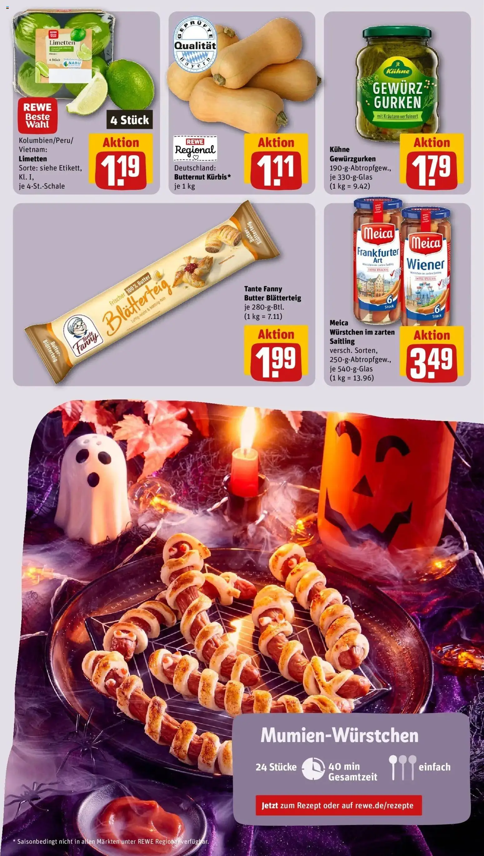 Vorschau von dem Prospekt des Geschäftes Rewe, gültig ab dem 26.10.2026
