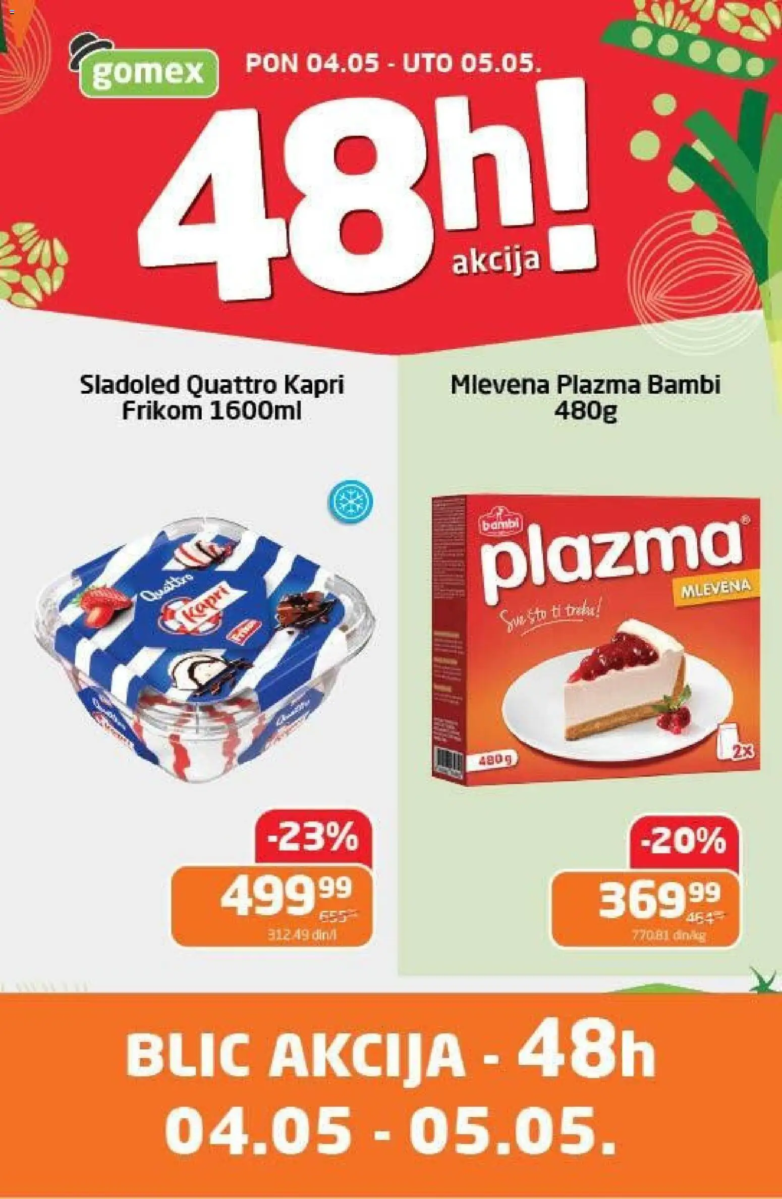 Pregled Gomex kataloga - važi od 04.05.2026