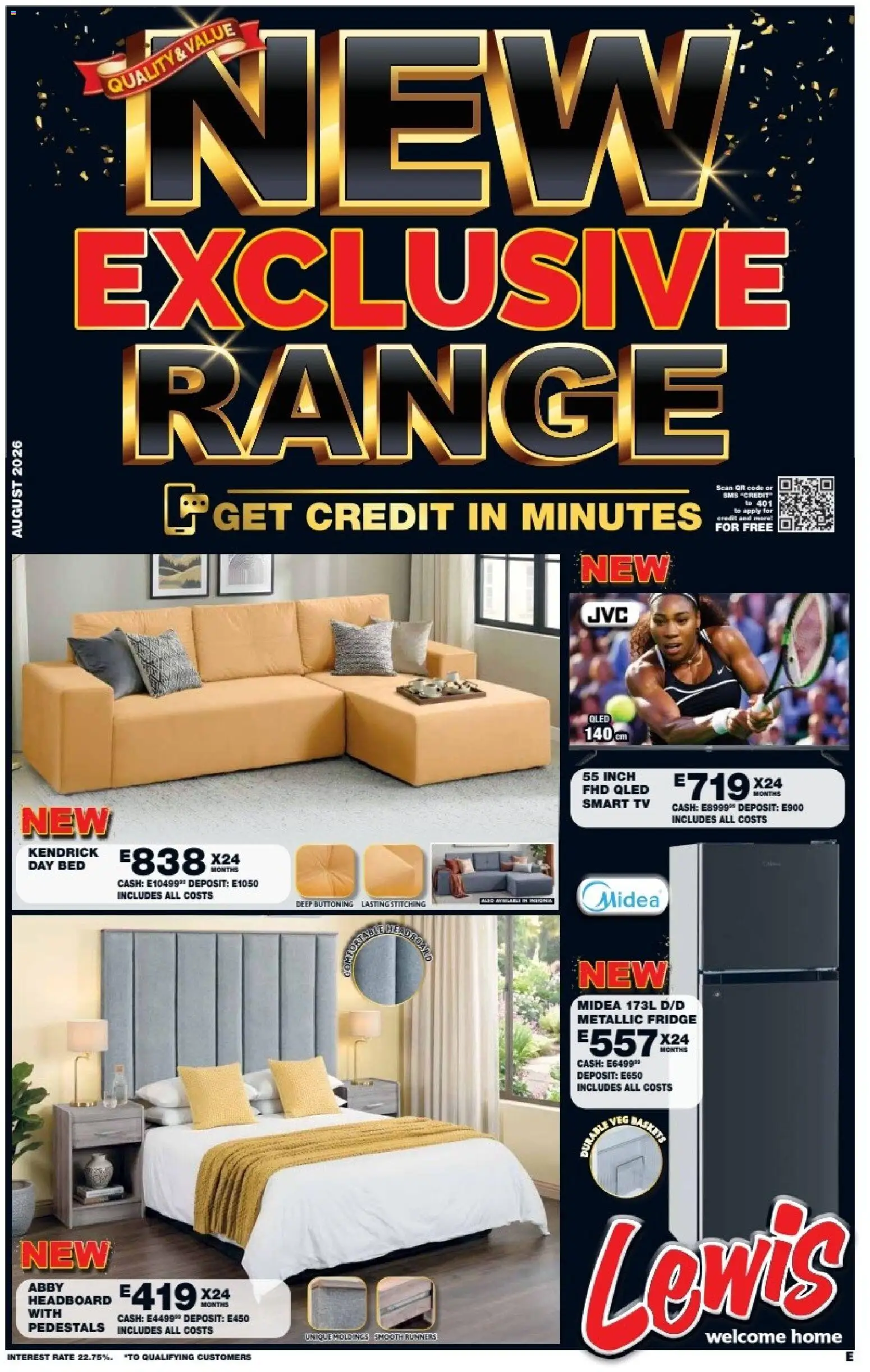 Preview of Lewis Stores flyer valid from 10/08/2026