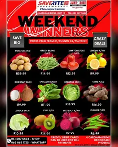 Preview of Saverite flyer valid from 01/05/2026