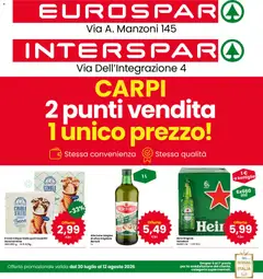Anteprima dell'opuscolo Eurospar volantino Carpi dal negozio Eurospar valido da 30/07/2026