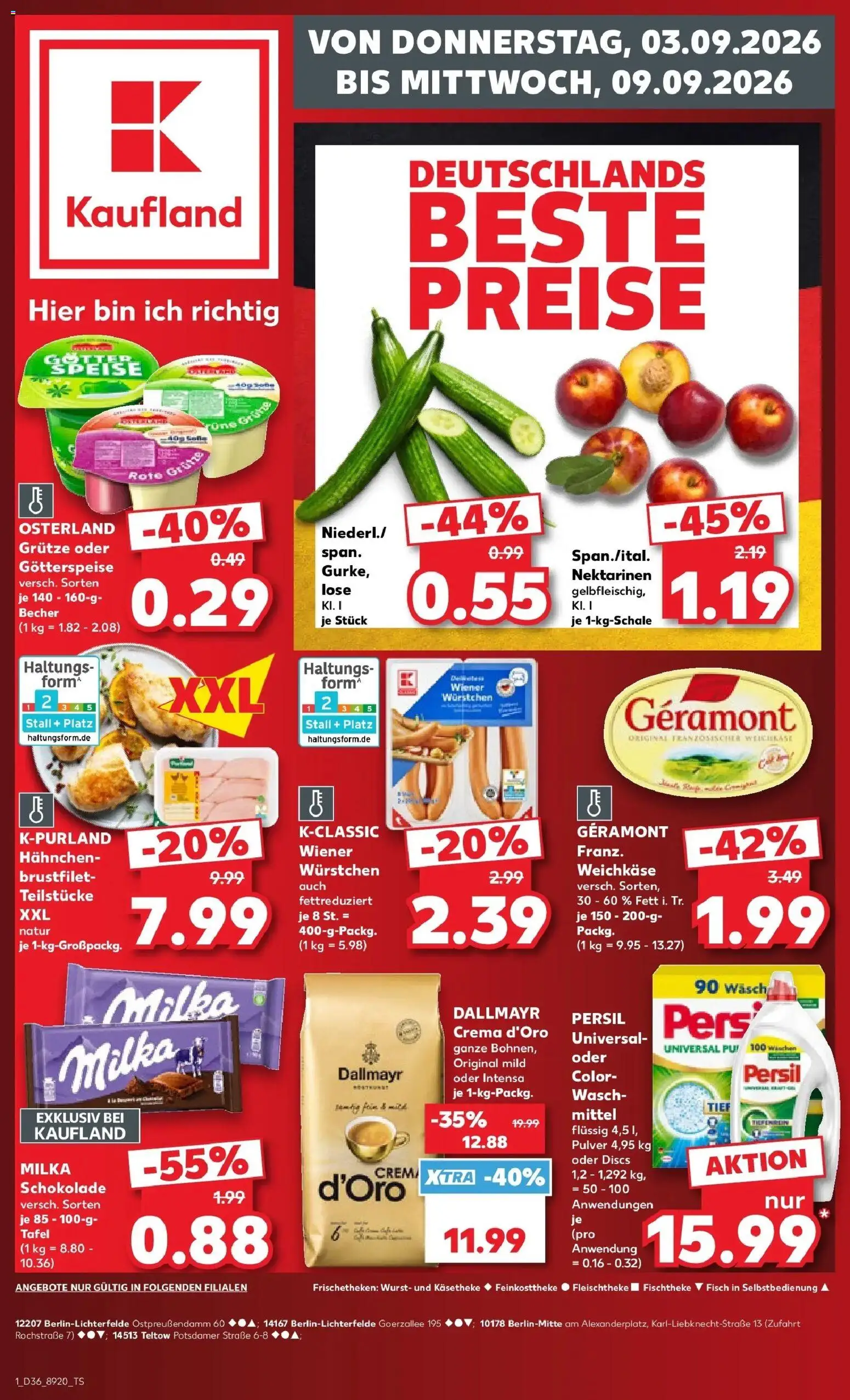 Vorschau von dem Prospekt des Geschäftes Kaufland, gültig ab dem 03.09.2026