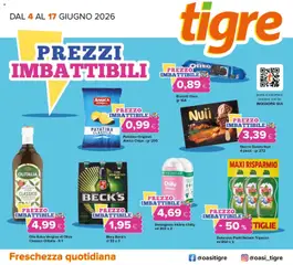 Anteprima dell'opuscolo Tigros volantino Lazio dal negozio Tigre valido da 03/06/2026