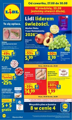 Pogląd gazetki "Lidl gazetka" ze sklepu Lidl ważnej od 27.08.2026