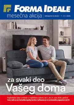 Pregled Forma Ideale kataloga - važi od 01.07.2026