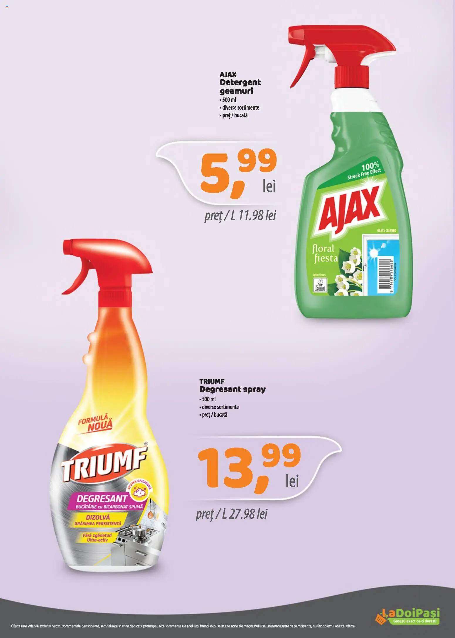 Previzualizarea de cataloage: LaDoiPași LaDoiPași Catalog valabil de la 01.11.2026 - Bucătărie, Detergent